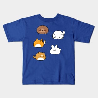 Cute Animal Blobs! Kids T-Shirt